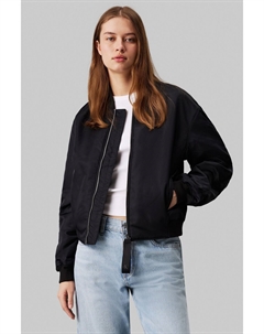 Куртка бомбер из нейлона, черный Calvin klein