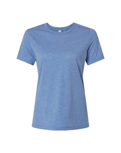Женская футболка свободного кроя Bella + Canvas Triblend, цвет Blue Triblend Bella+canvas
