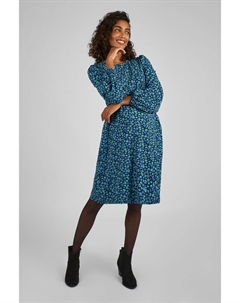 Двухслойное платье для беременных и кормящих мам, синий Jojo maman bébé