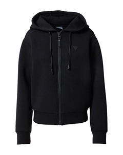 Спортивная толстовка Athletic Zip-Up Hoodie ALLIE, черный Guess