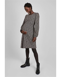 Двухслойное платье для беременных и кормящих мам, черный Jojo maman bébé