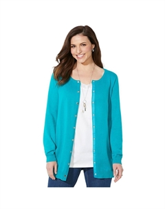 Женский кардиган больших размеров The Timeless кардиган, цвет Waterfall Catherine's