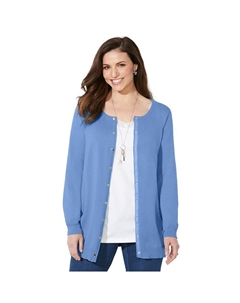 Женский кардиган больших размеров The Timeless кардиган, цвет French Blue Catherine's