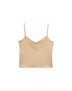 Топ Top, светло-желтый Pull & bear