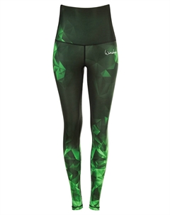 Спортивные брюки Skinny Workout Pants HWL102, светло-зеленый/темно-зеленый Winshape