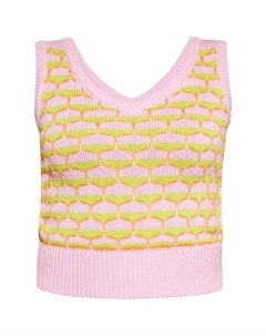 Топ Knitted Top, темно-розовый Mymo