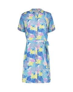 Платье оверсайз с бантом и поясом, мультиколор Fabienne chapot