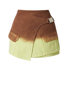 Юбка x Laura Giurcanu Skirt, цвет Brown/Apple /about you