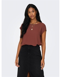 Блуза Blouse VIC, коричневый Only