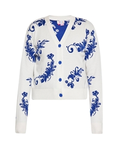 Кардиган Knit Cardigan, цвет Blue/White Izia