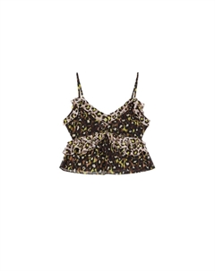 Топ Top, коричневый Scalpers