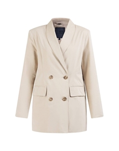 Блейзер Klassik Blazer, светло-бежевый Dreimaster