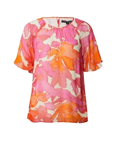 Блуза Blouse, цвет Peach/Dark orange Comma,