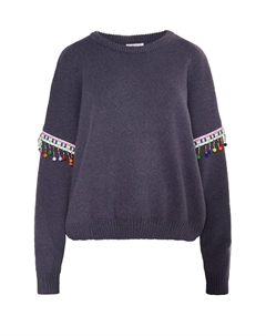 Свитер Sweater Hoona, темно-серый Izia