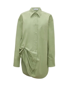 Длинная блузка с бантом сбоку, зеленый Jw anderson