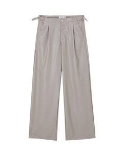 Брюки Wide leg Pleat-Front Pants, цвет Lavender Pull & bear
