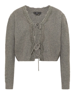 Кардиган Oversized Cardigan, серый Faina