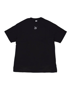 Чайное платье с объемными рукавами, черный Puma