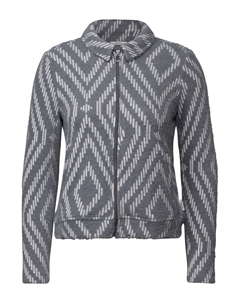 Вязаный кардиган Knit Cardigan, цвет light grey/dark grey Cecil