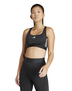 Тренировочное бюстье Powerreact Performance, черный Adidas