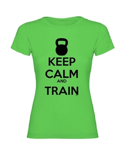 Футболка Keep Calm And Train, зеленый Kruskis