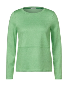 Лонгслив Shirt, светло-зеленый Cecil