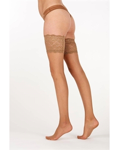 Чувственные кружевные чулки плотностью 10 ден, обнаженная Aristoc