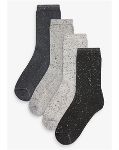 Носки, черный/светло-серый Next