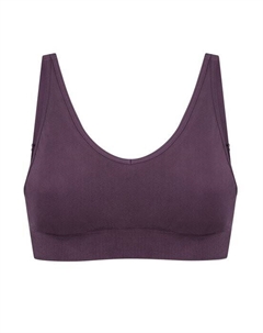 Бюстгальтер без косточек со съемными подушечками классический бесшовный, фиолетовый Schiesser