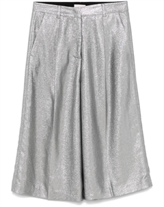 Шорты строгого кроя, серебряный Liu jo