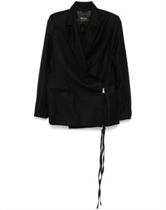 Блейзер с запахом, черный Andrea ya'aqov