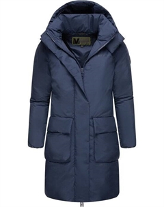 Полупальто нанами 16, синий Marikoo