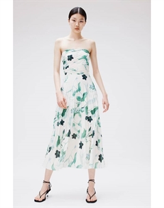 Платье бандо со складками, бежевый H&m