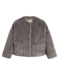 Шуба из искусственного меха, серый Mackintosh