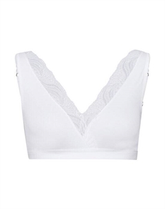 Мягкий бюстгальтер из хлопка, белый Hanro