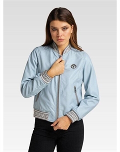 Кожаная куртка colton l, синий Carlo colucci