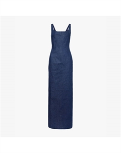 Длинное джинсовое платье без рукавов с круглым вырезом, синий Jacquemus