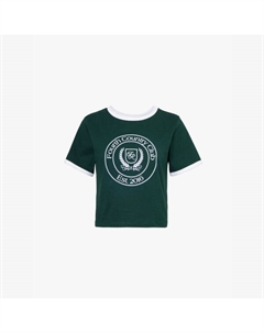 Футболка Davidson из хлопкового джерси с набивным логотипом, зеленый 4th & reckless