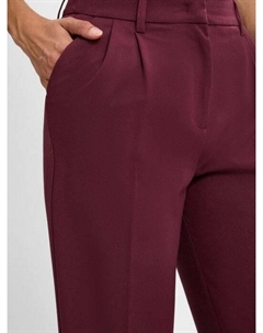 Плиссированные брюки, бордовый Zero