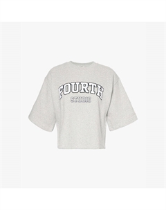 Футболка из хлопкового джерси с вышитым логотипом Xenia, серый 4th & reckless