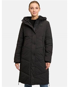 Стеганое пальто, черный Amber & june