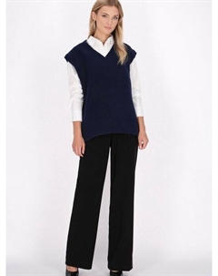 Свитер-Жилет, синий Dreimaster