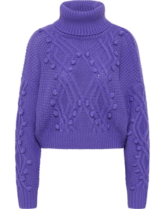 Свитер Strick Rollkragen, фиолетовый Izia
