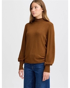 Вязаный свитер эрафа, коричневый Ichi