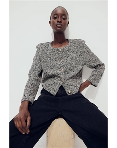 Короткая куртка, черный H&m