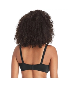 One Fabulous Fit Бюстгальтер-футболка на косточках DM7543, черный/темно-синий Maidenform