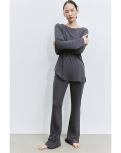 Расклешенные брюки, серый H&m