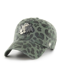 Женская регулируемая кепка зеленого цвета Chicago Blackhawks Bagheera '47 Unbranded