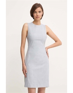 Шерстяное платье, серый Calvin klein