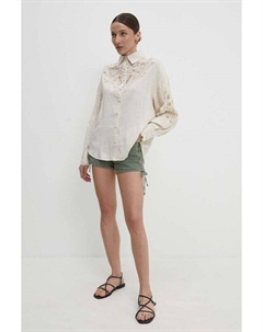 Джинсовые шорты, зеленый Answear lab